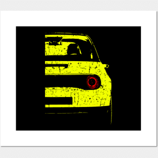 E car electric vehicle Posters and Art